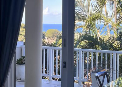 Seaview Manor Accommodation | The Little Pearl Bedroom Stunning Views
